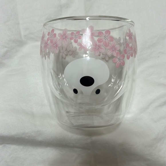 Starbucks Other - Starbucks Sakura Bear Glass Cup